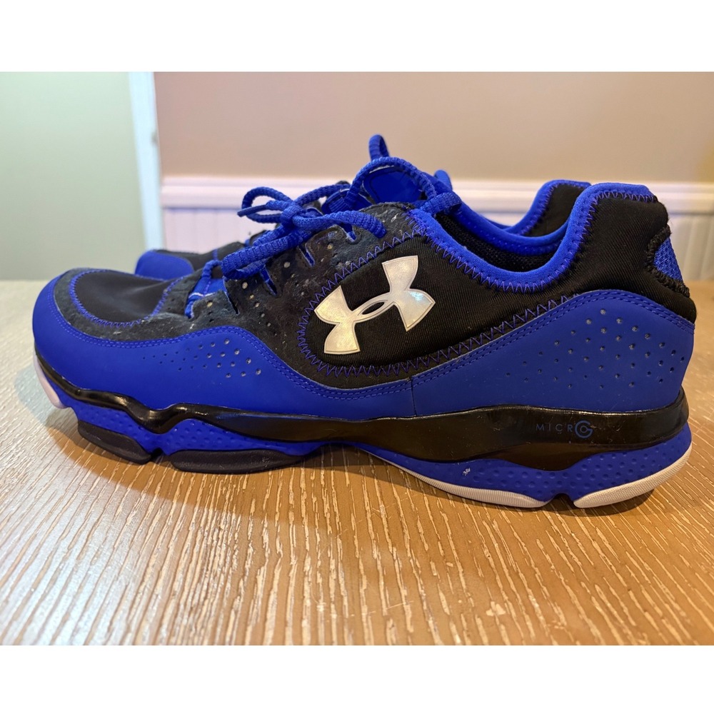 Under Armour Micro G Training Shoes Blue Black Mens 13 1231456-009